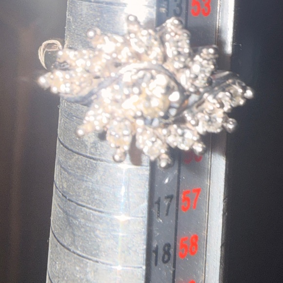 ✨Vintage 14K White Gold Starburst Ring (MC1) SZ7 ✨ - Picture 13 of 16